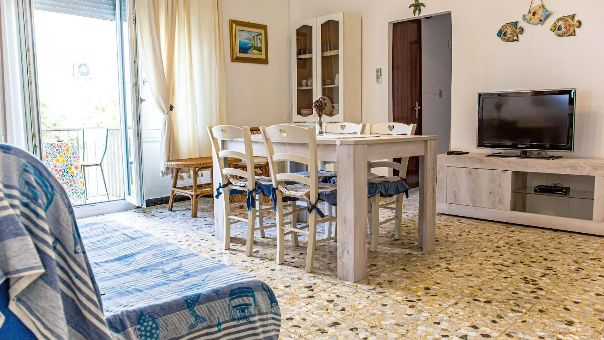 Casa Baia Chiara, Air-Con, Fronte Spiaggia Cala Gonone Semesterbostad
